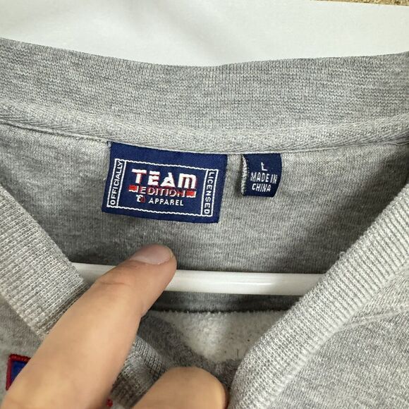 VTG Kansas University Jayhawks KU Sweatshirt Large Crewneck Team Edition Apparel - Picture 6 of 7